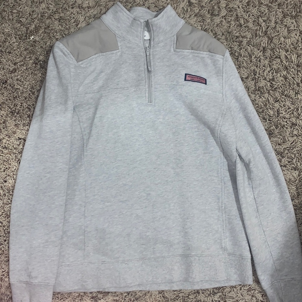 vineyard vines grey pullover